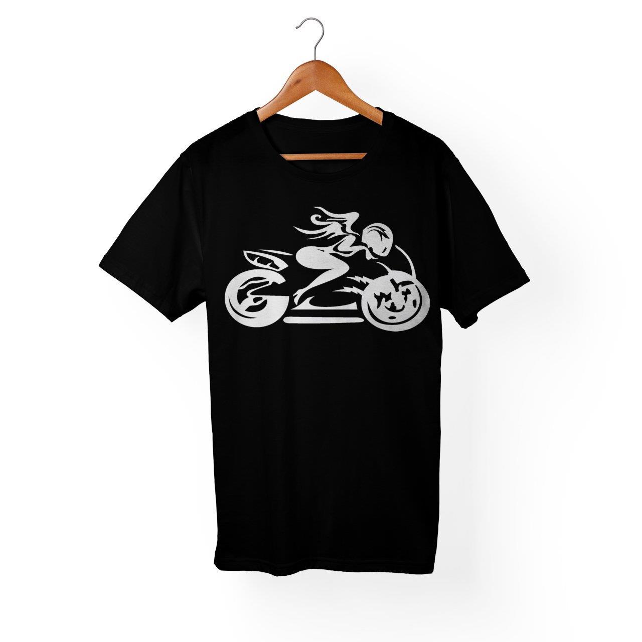 Widi Kadın Baskılı T_Shirt Siyah