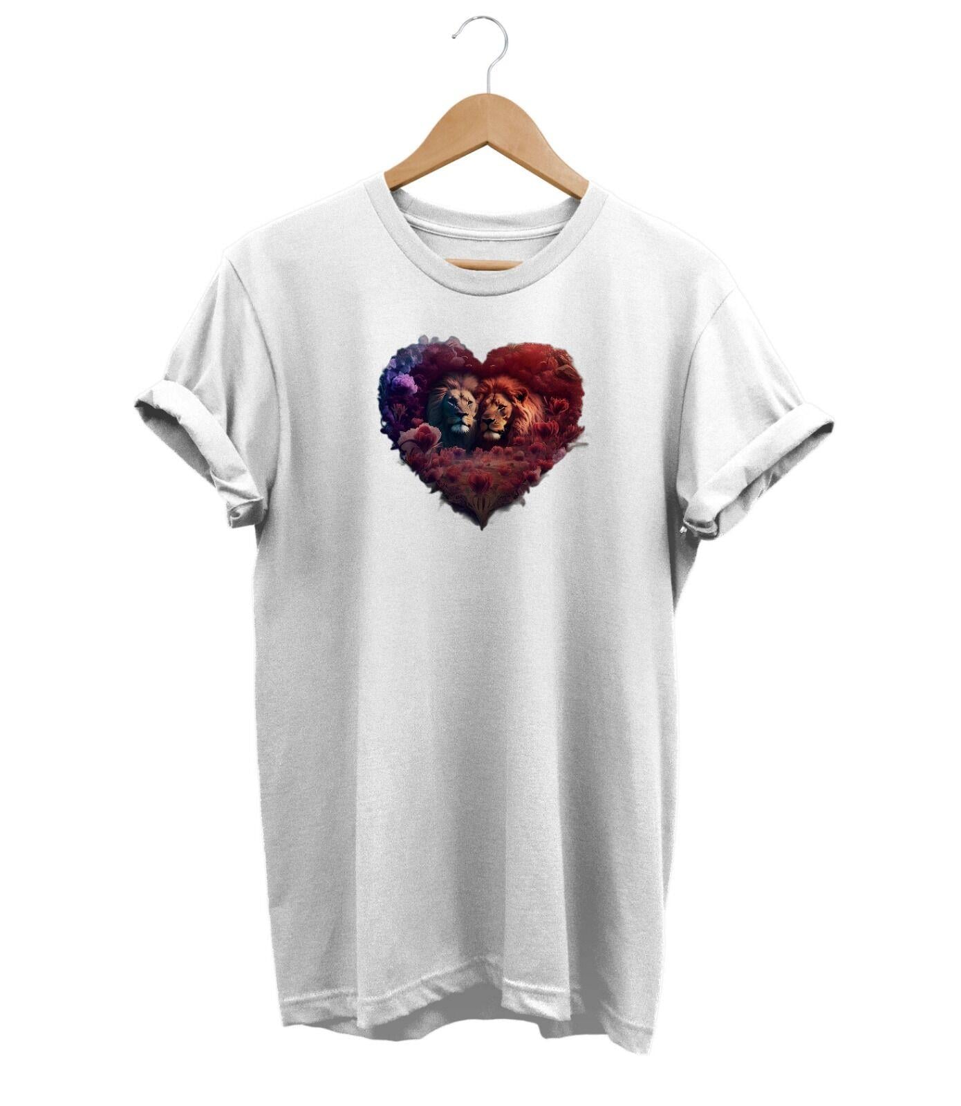 Widi Kalp Baskılı T-Shirt Beyaz