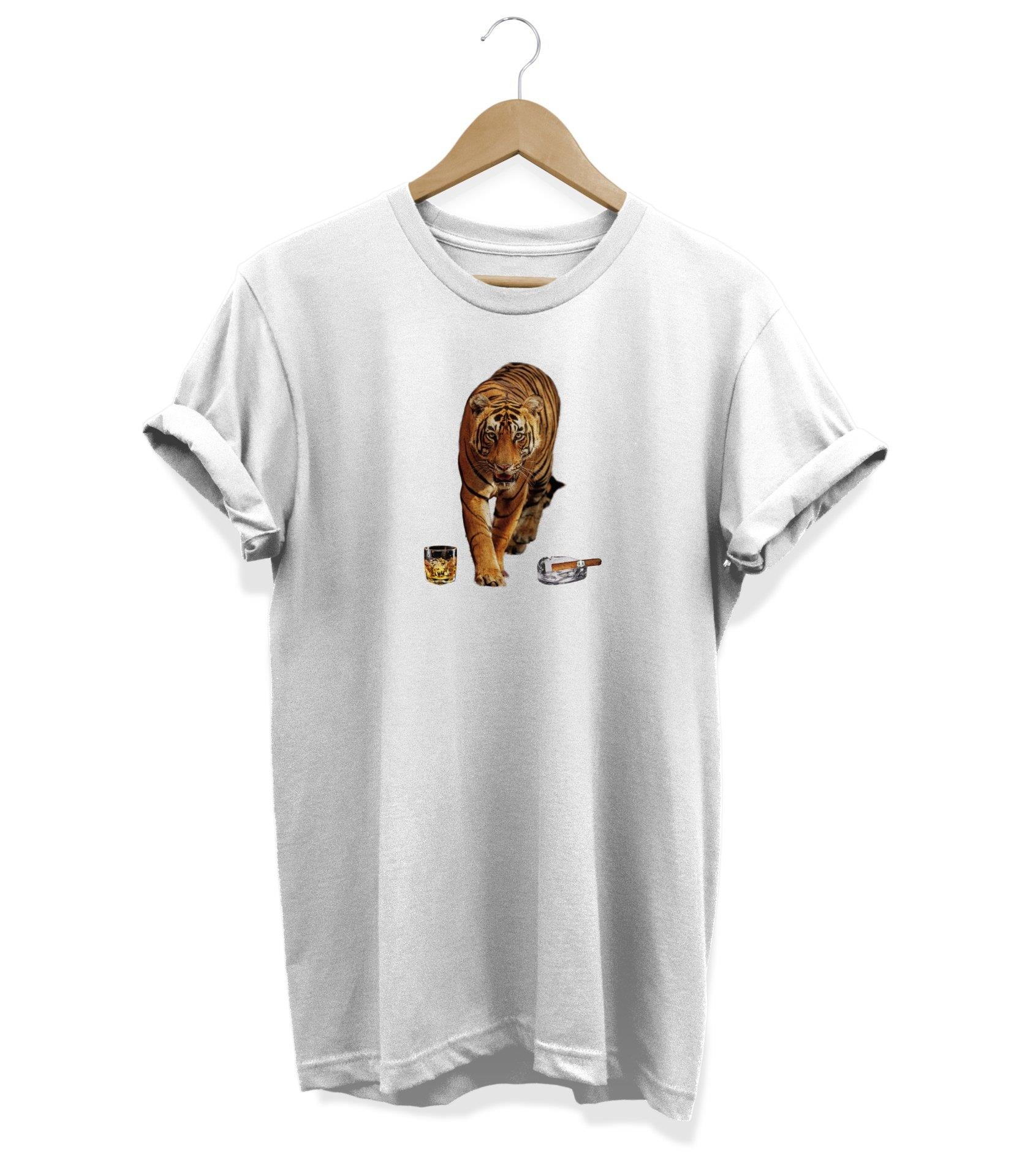 Widi Kaplan Baskılı T-Shirt Beyaz