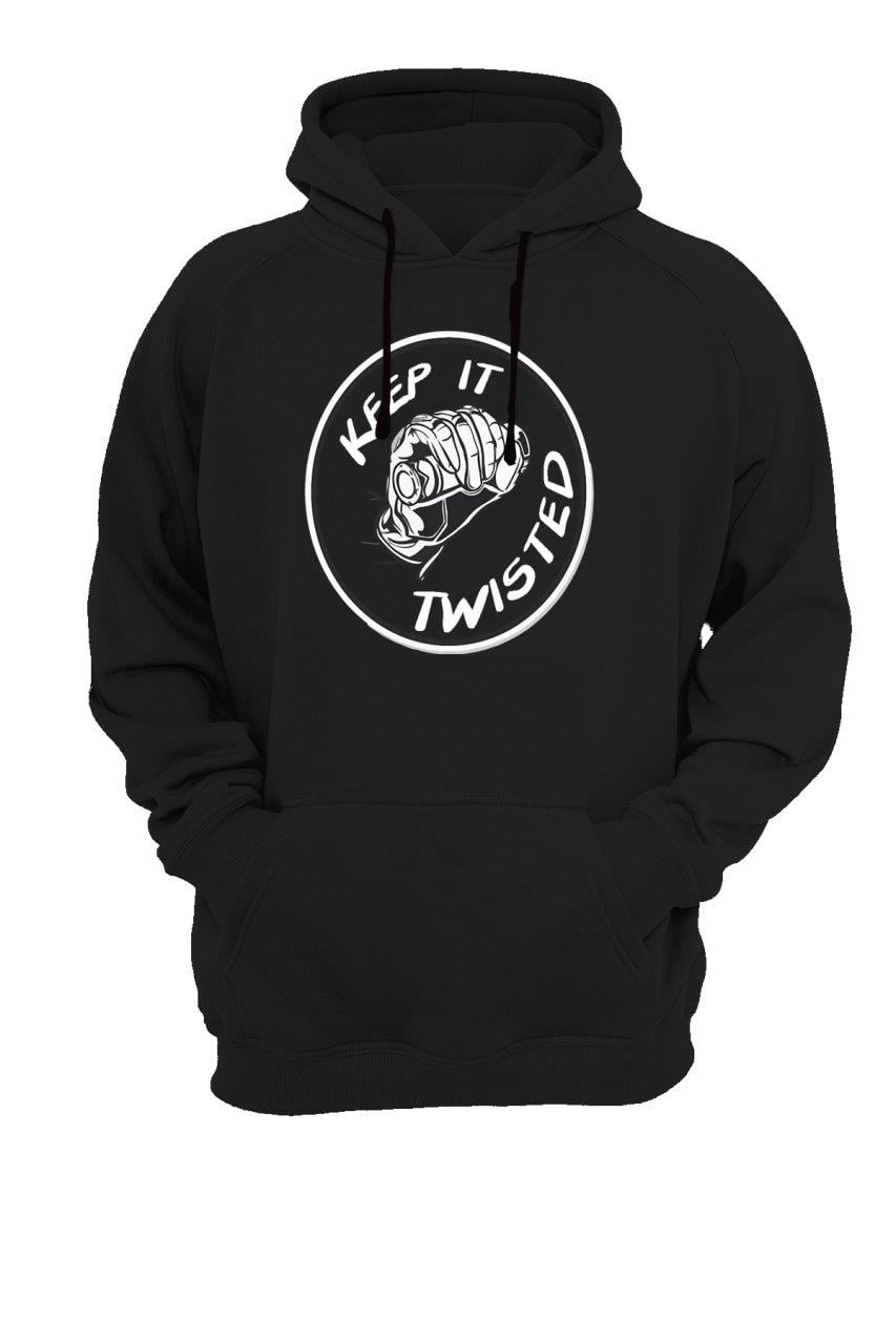 Widi Keep it Twisted Baskılı Sweatshirt Siyah