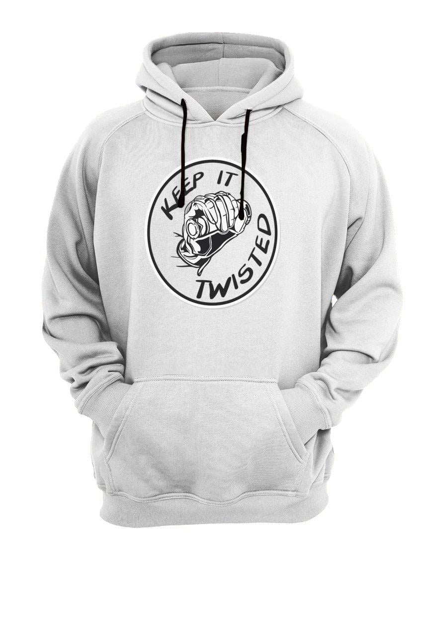 Widi Keep it Twisted Baskılı Sweatshirt Beyaz