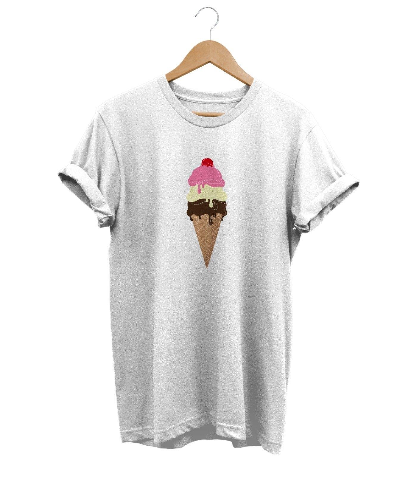 Widi Külah Baskılı T-Shirt Beyaz