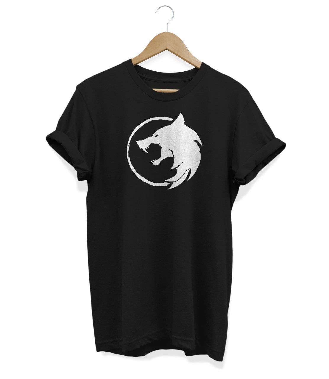 Widi Kurt Baskılı T-Shirt Siyah