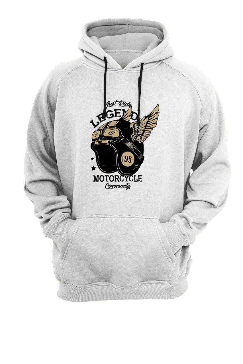 Widi Legend Baskılı Sweatshirt Beyaz