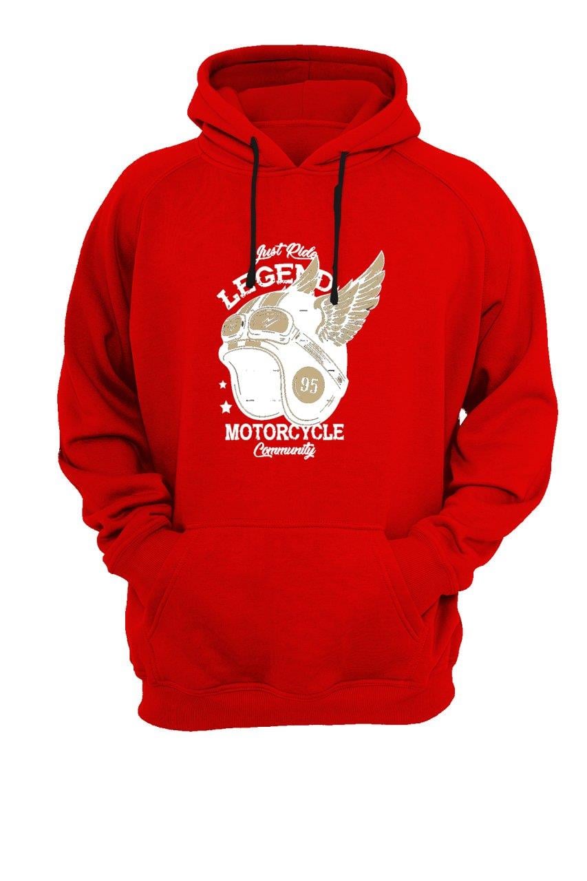 Widi Legend Baskılı Sweatshirt Kırmızı