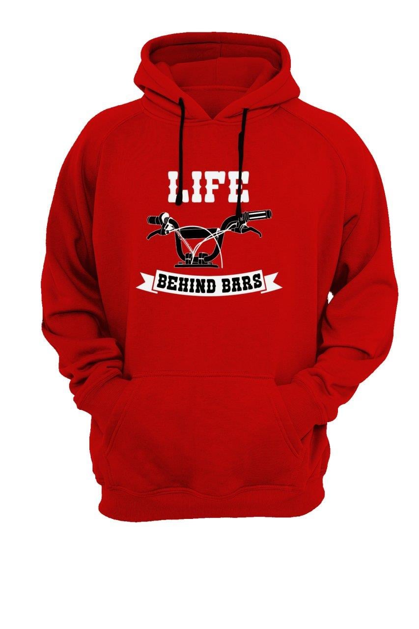 Widi Life Baskılı Sweatshirt Kırmızı