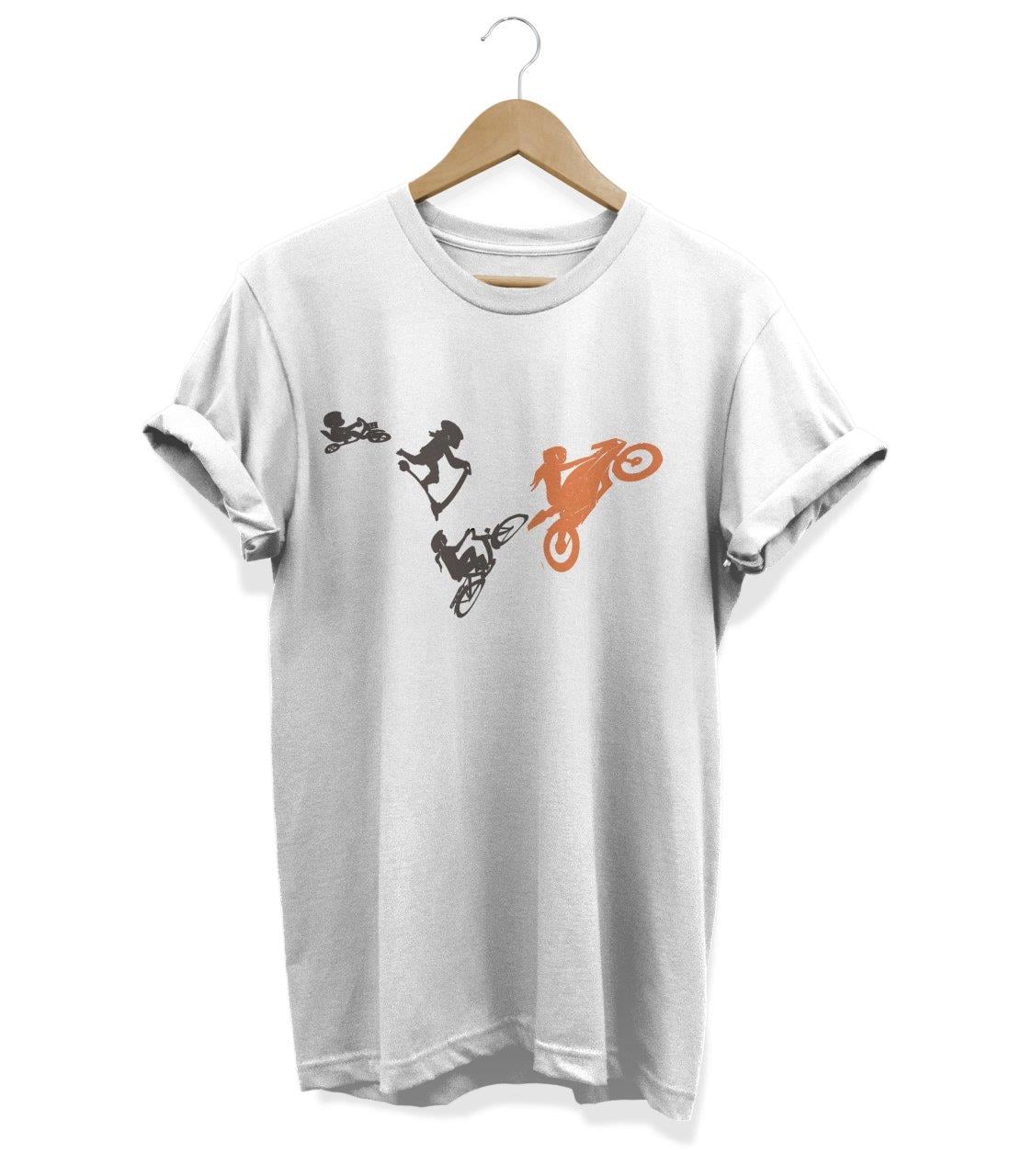 Widi Life Baskılı T_Shirt Beyaz