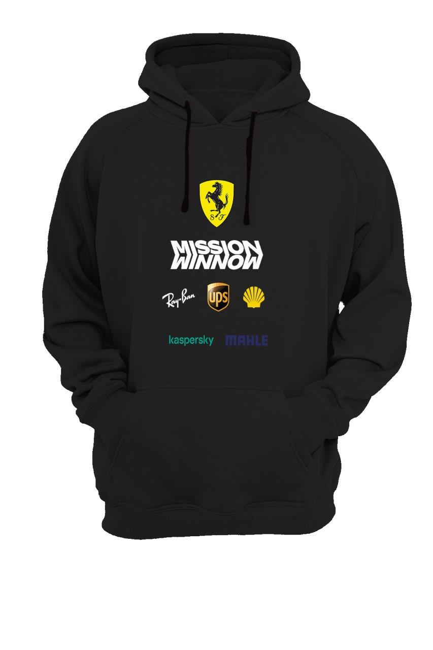 Widi Mission Ups Baskılı Sweatshirt Siyah