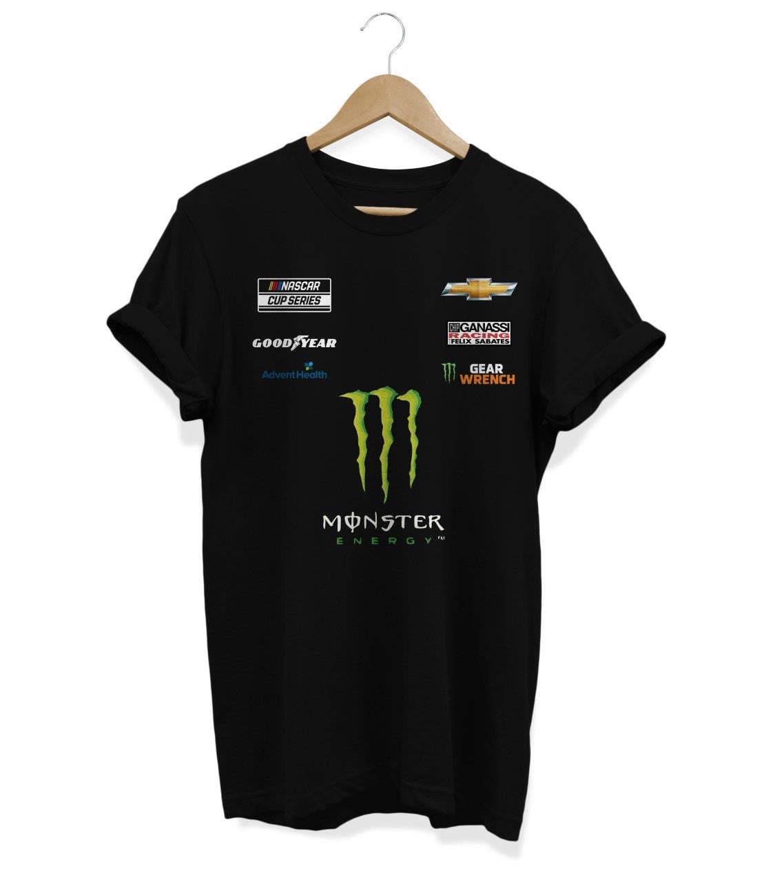 Widi Monster Energy Baskılı T_Sirt Siyah