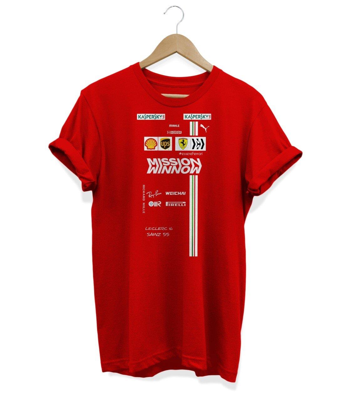 Widi Mossion Baskılı T_Shirt Kırmızı