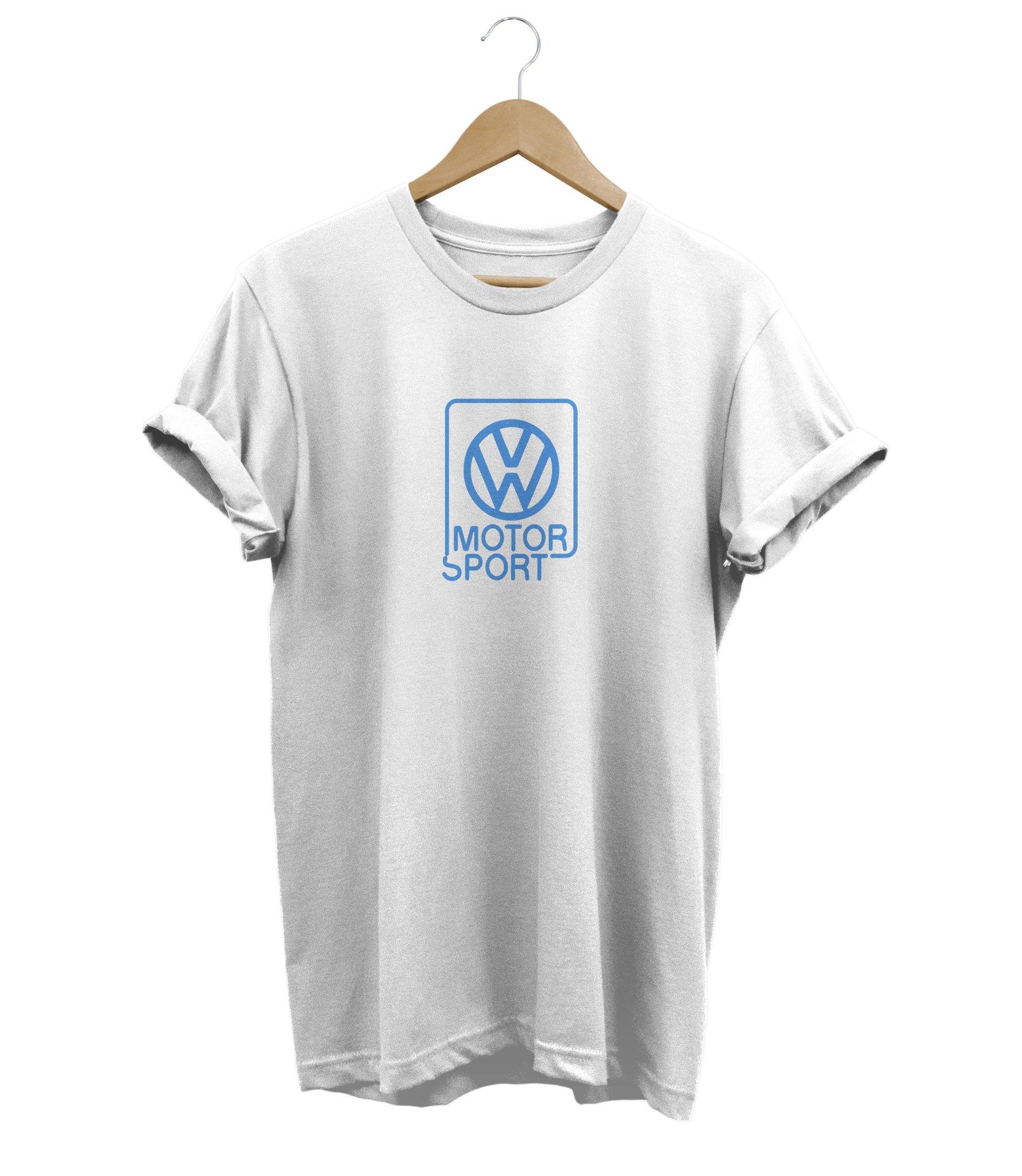Widi Motor Sport Baskılı T-Shirt Beyaz