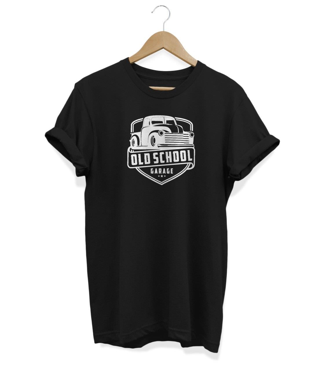 Widi Old School Baskılı T-Shirt Siyah