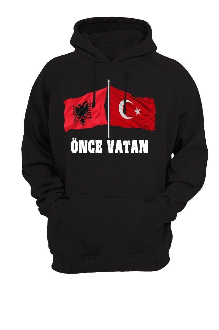 Widi Önce Vatan Baskılı Sweatshirt Siyah