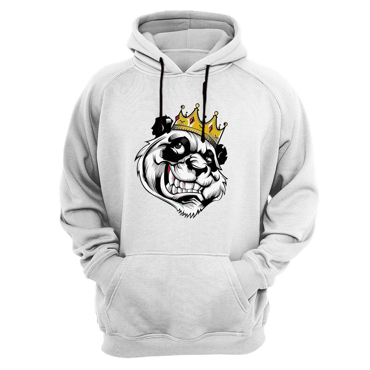 Widi Panda Baskılı Sweatshirt Beyaz