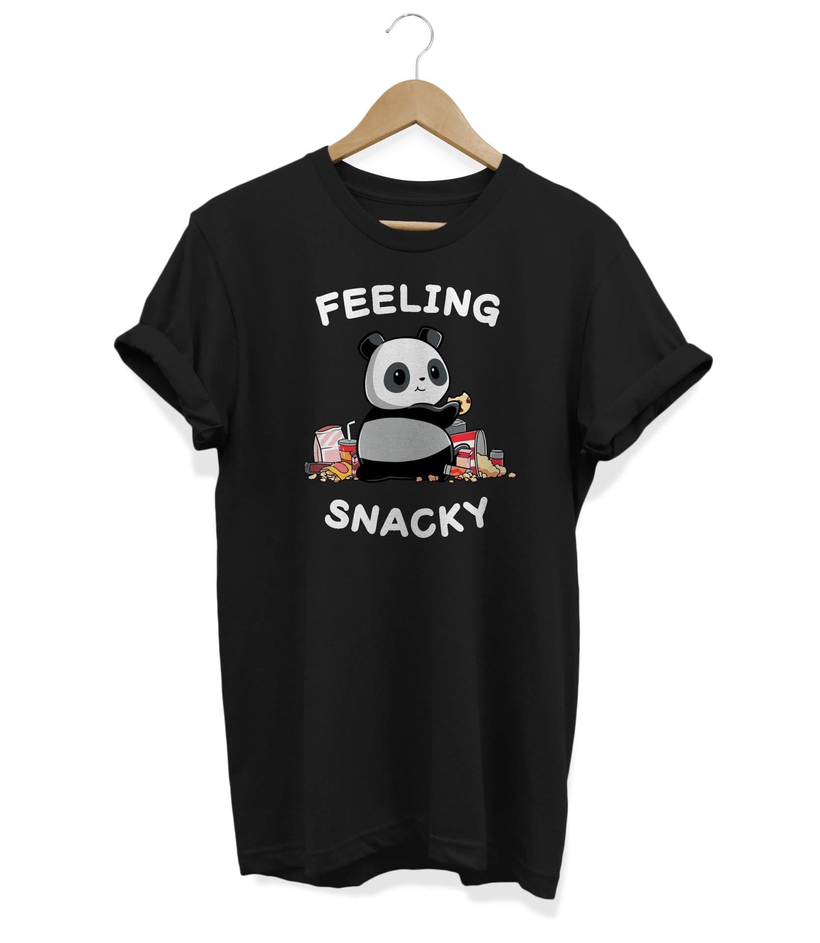 Widi Panda Baskılı T-Shirt Siyah