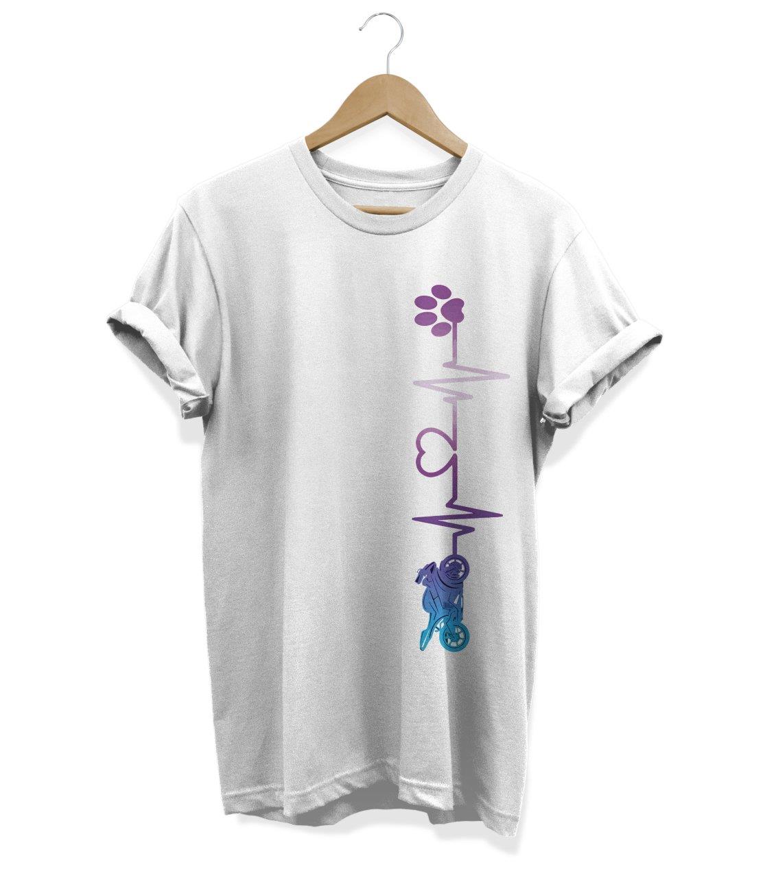 Widi Pati Baskılı T_Shirt Beyaz