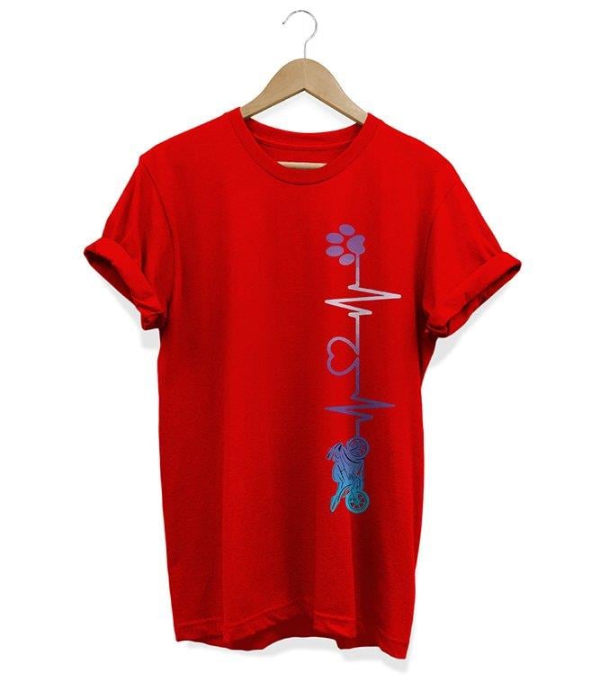 Widi Pati Baskılı T_Shirt Kırmızı