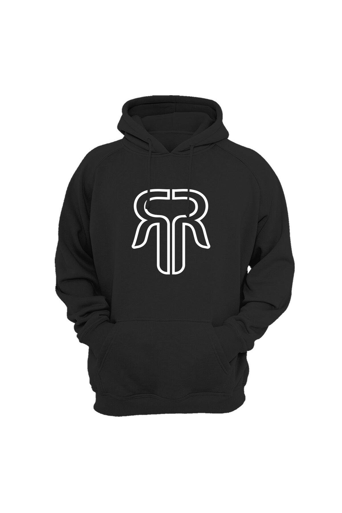 Widi Perspective - Perpektif Baskılı Sweatshirt Siyah