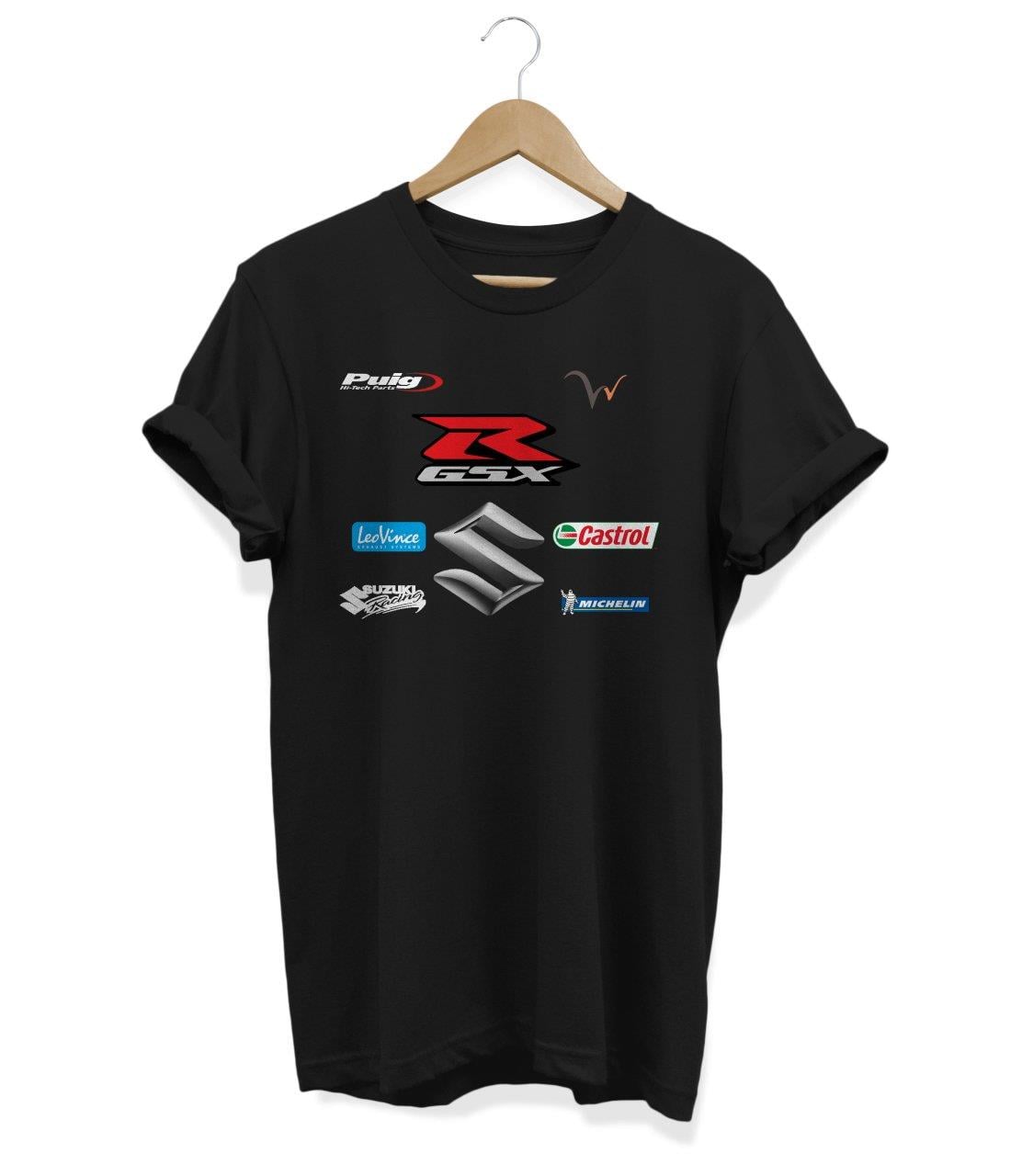 Widi R Gsx Baskılı T_Shirt Siyah