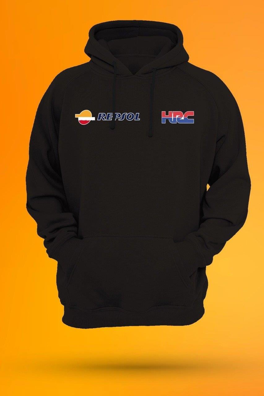 Widi Repsol Baskılı Sweatshirt Siyah