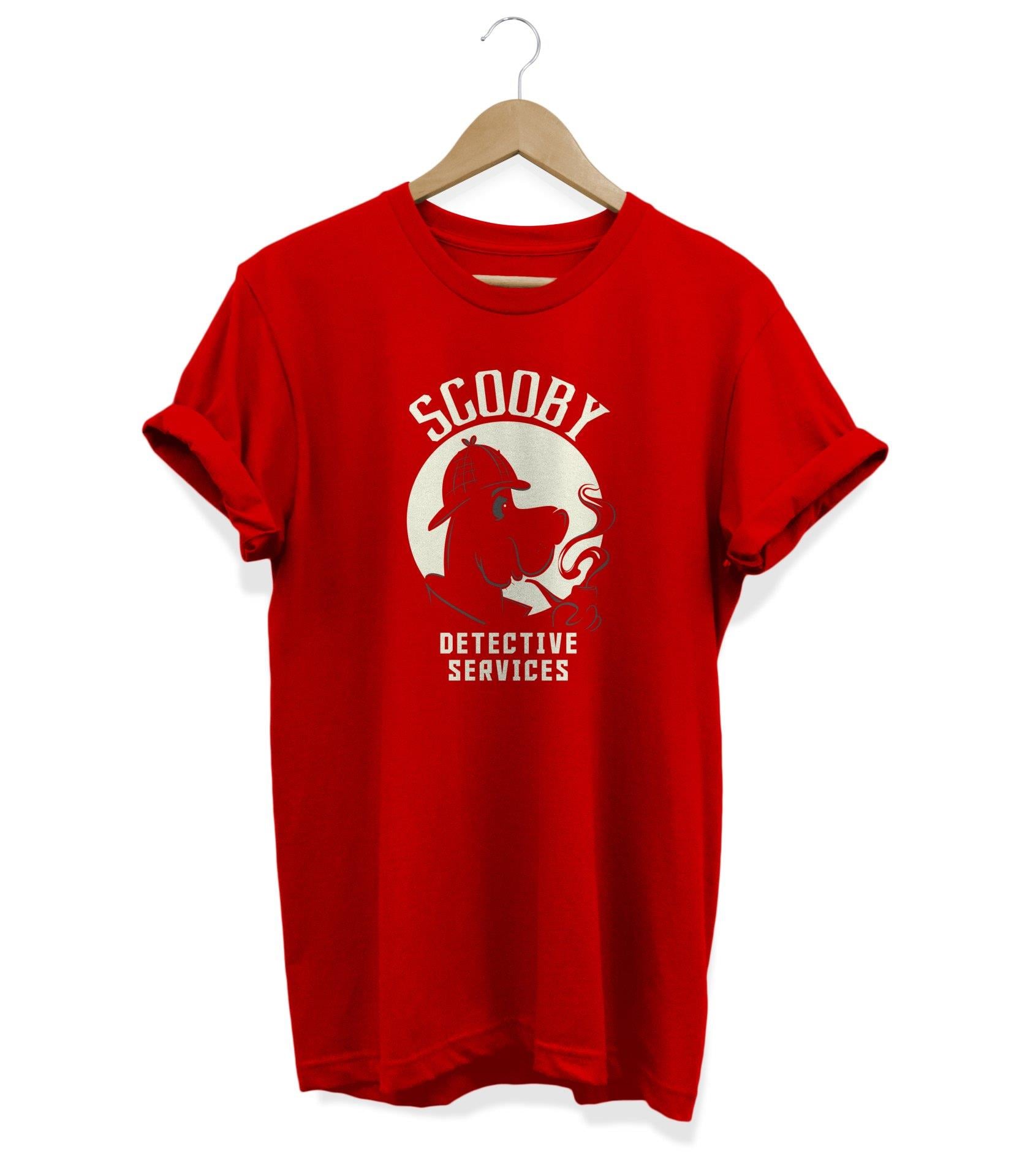 Widi Scooby Baskılı T-Shirt Kırmızı