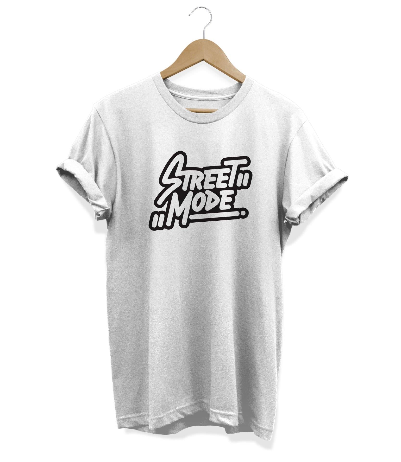 Widi Street Mode Baskılı T-Shirt Beyaz