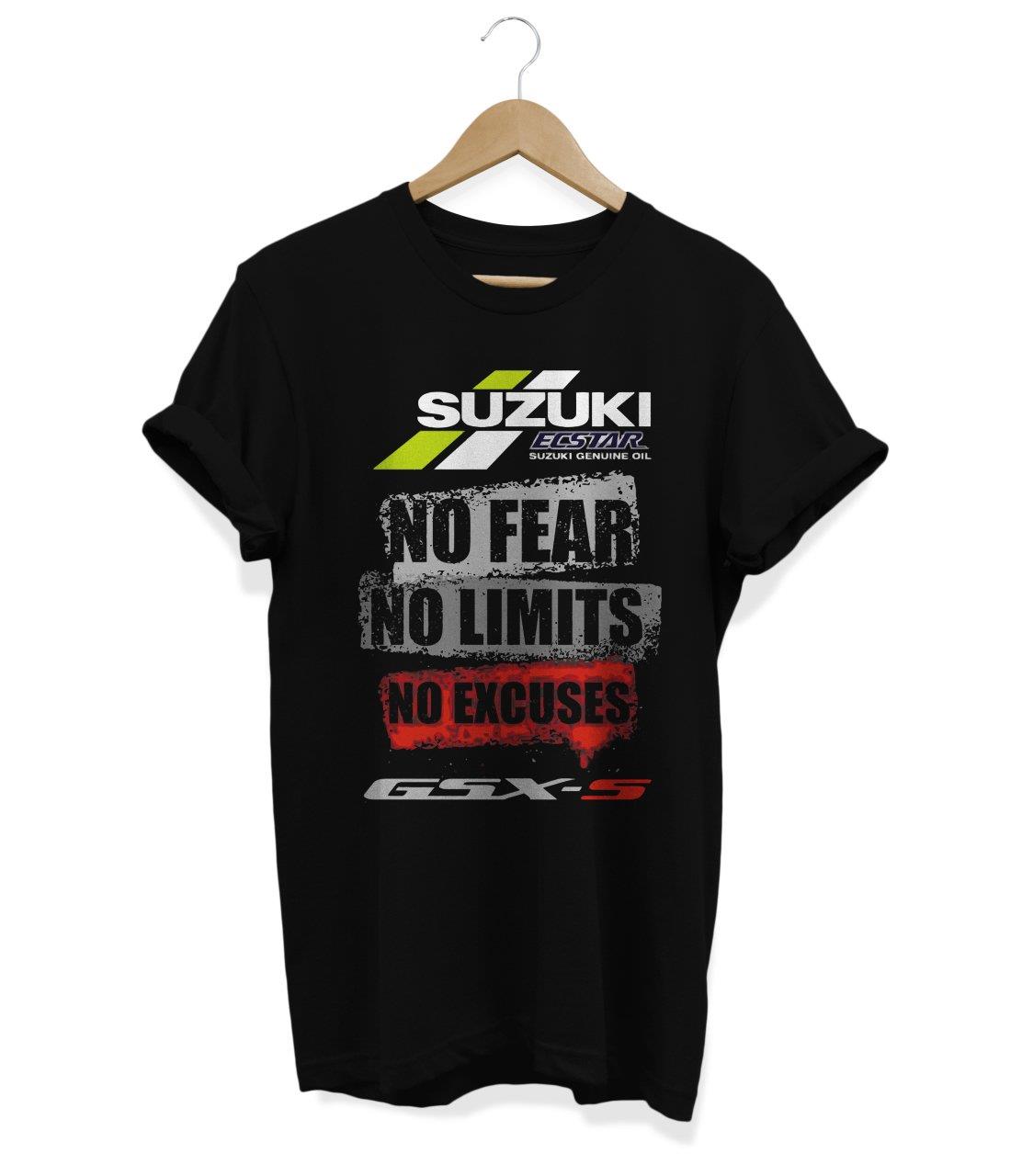 Widi Suzuki Baskılı T_Shirt Siyah
