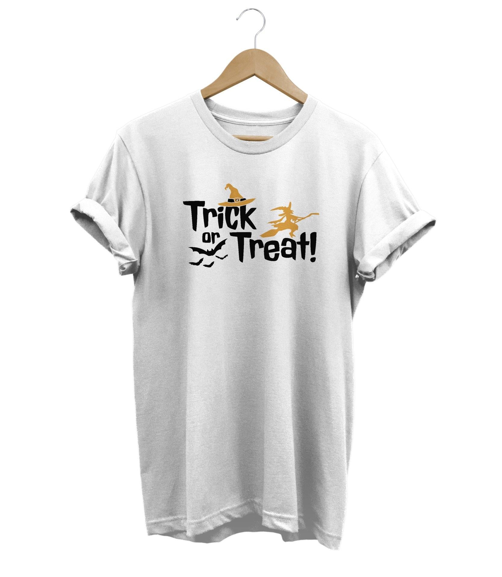 Widi Trick Or Treat Baskılı T-Shirt Beyaz