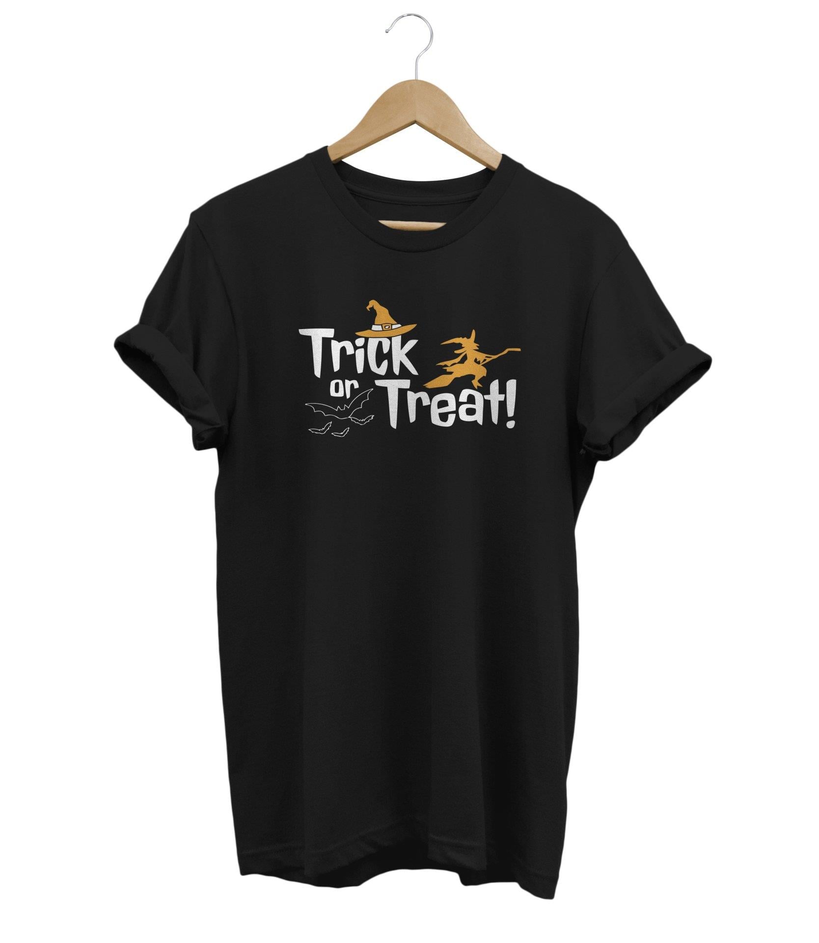 Widi Trick Or Treat Baskılı T-Shirt Siyah