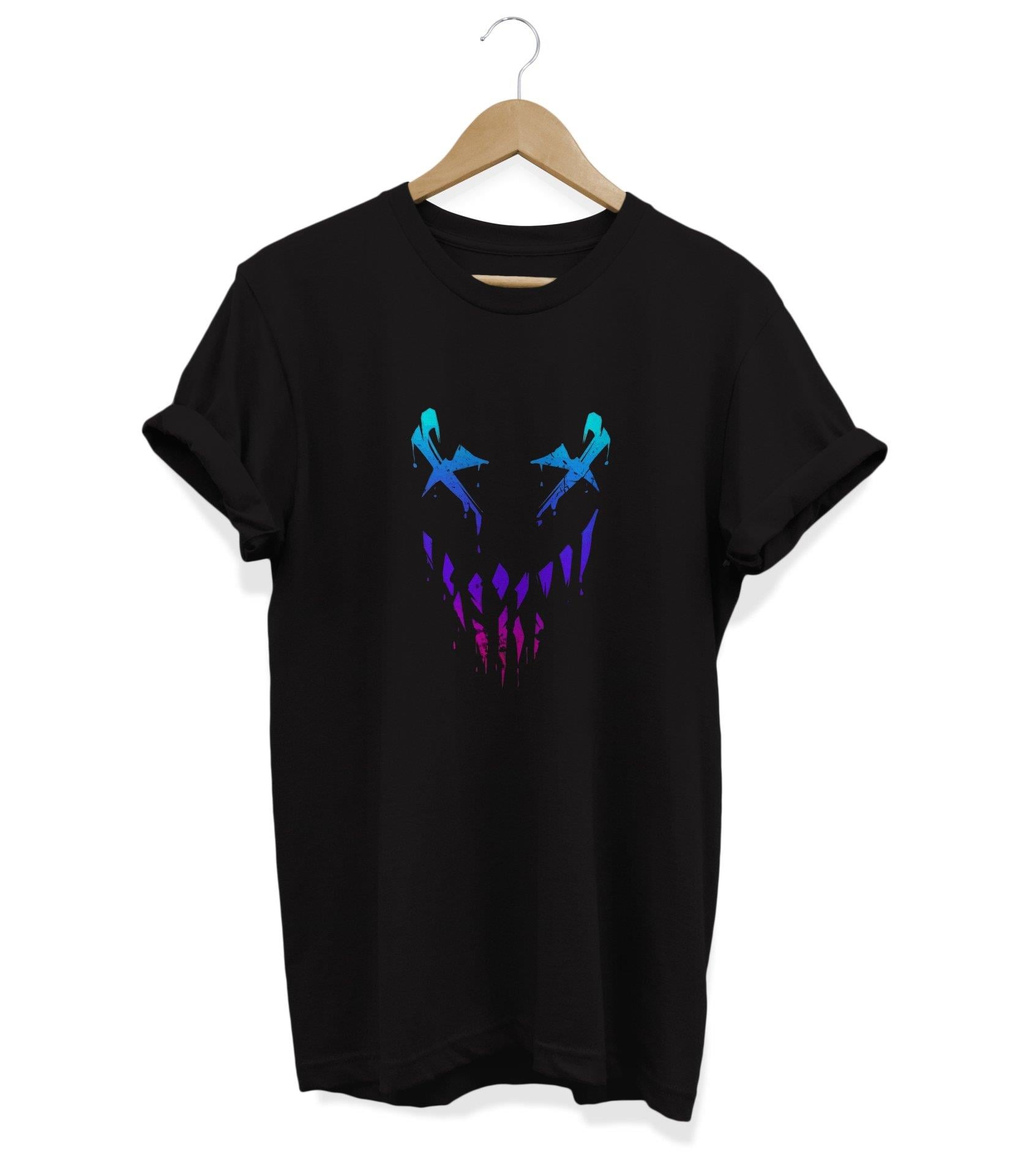 Widi Venoms Baskılı T-Shirt Siyah