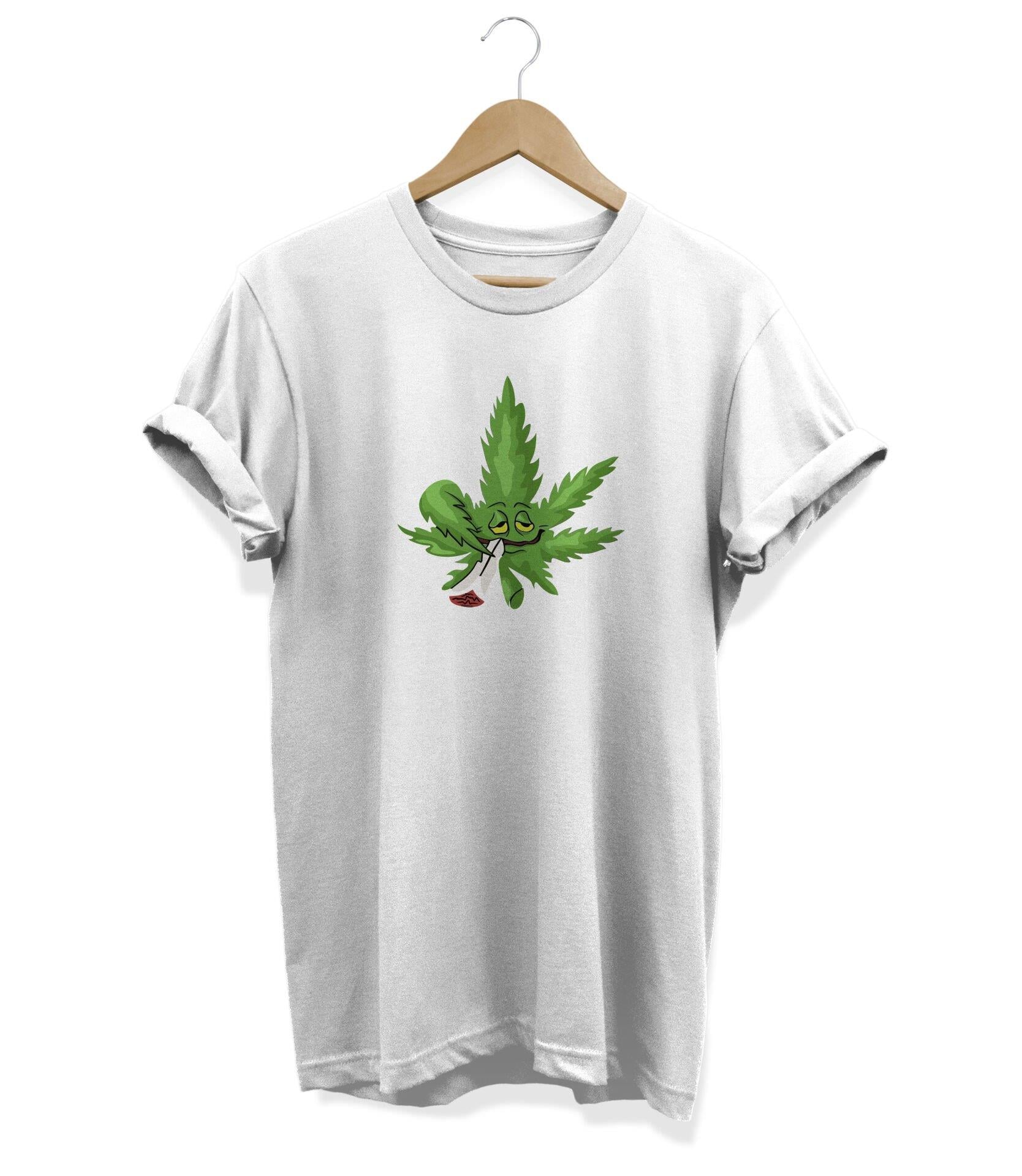 Widi Yaprak Baskılı T-Shirt Beyaz
