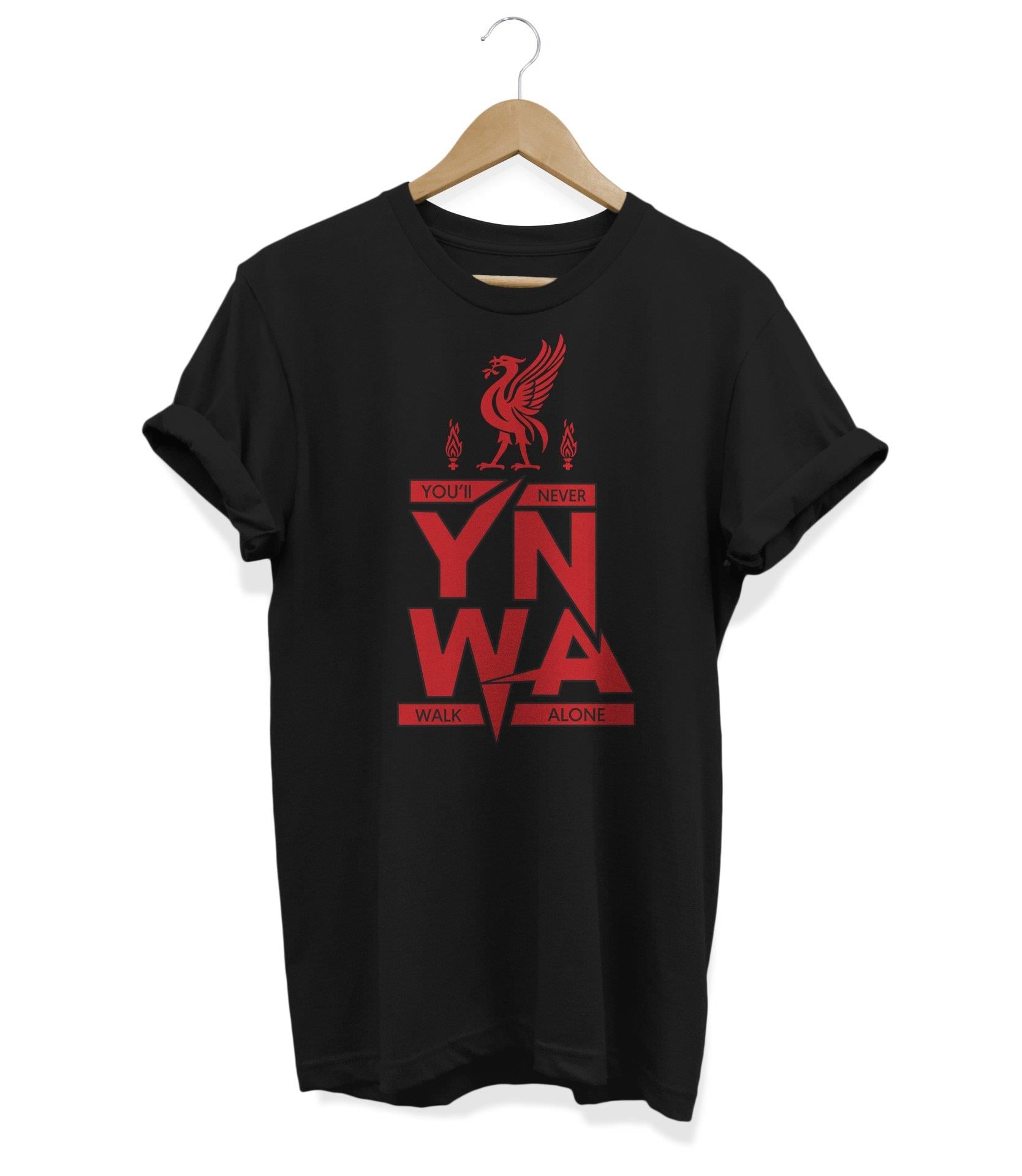 Widi Youll Never Baskılı T-Shirt Siyah