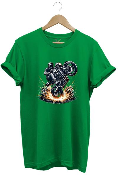 1988 Retro Vintage Classic Baskılı %100 Pamuk Regular Fit Unisex T-Shirt - Yeşil