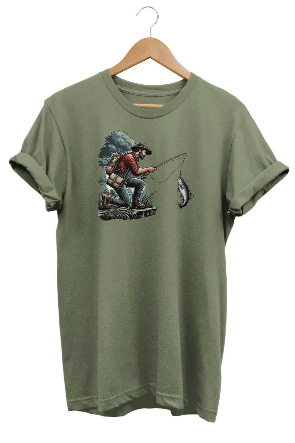 Widi Bounty Fisher Baskılı T-Shirt Haki