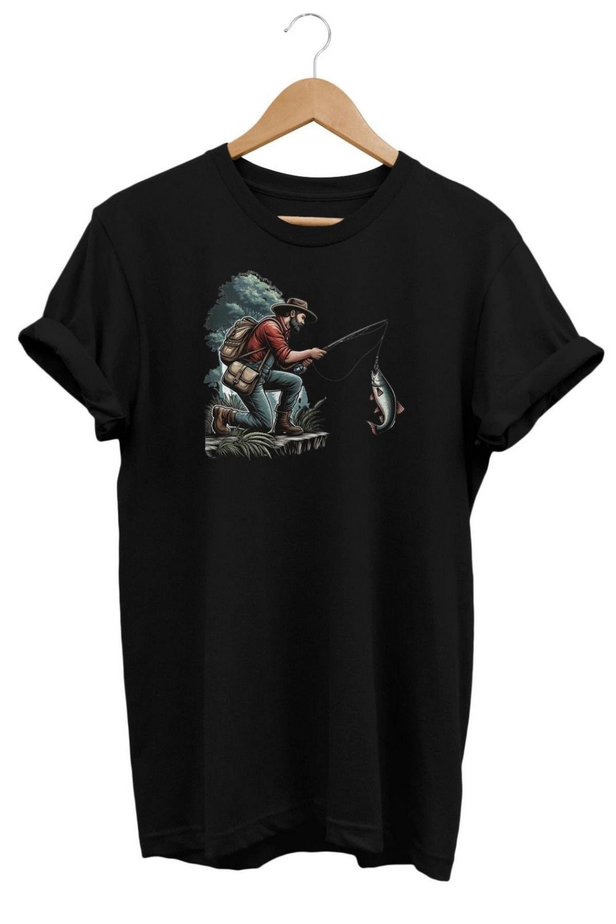 Widi Bounty Fisher Baskılı T-Shirt Siyah