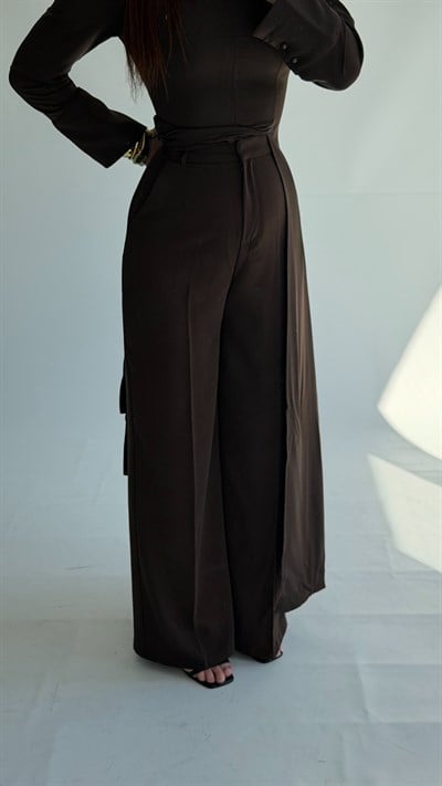 Twill Pantolon Kahverengi 