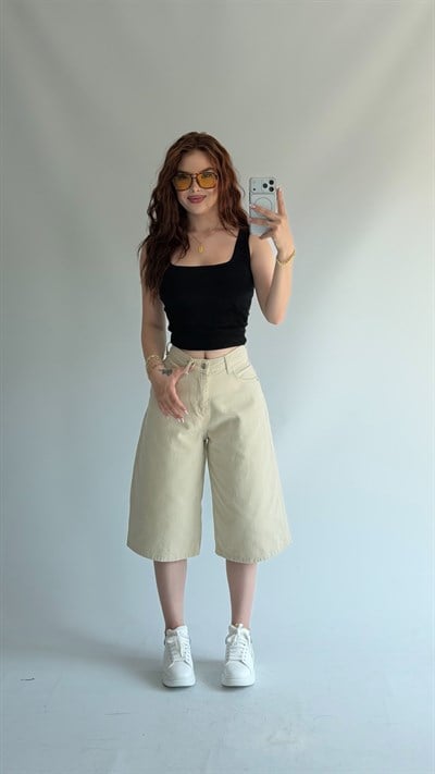 Şortolon Sand Beige