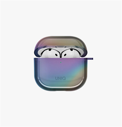 Uniq AirPods 4 Iridescia Işıltılı Holografik Kılıf