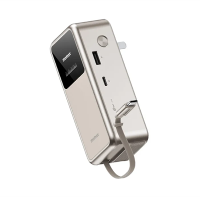MOMAX 10.000 mAh GaN DAHİLİ SARIM KABLOLU POWERBANK 