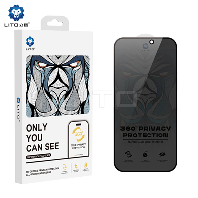 Lito D+ Ultra iPhone 17 Air 360° Privacy Full Glass Ekran Koruyucu