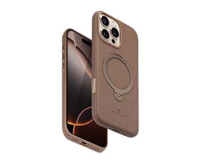 HDD iPhone 16 Pro Max Vapor Deri Magsafe Standlı Kılıf