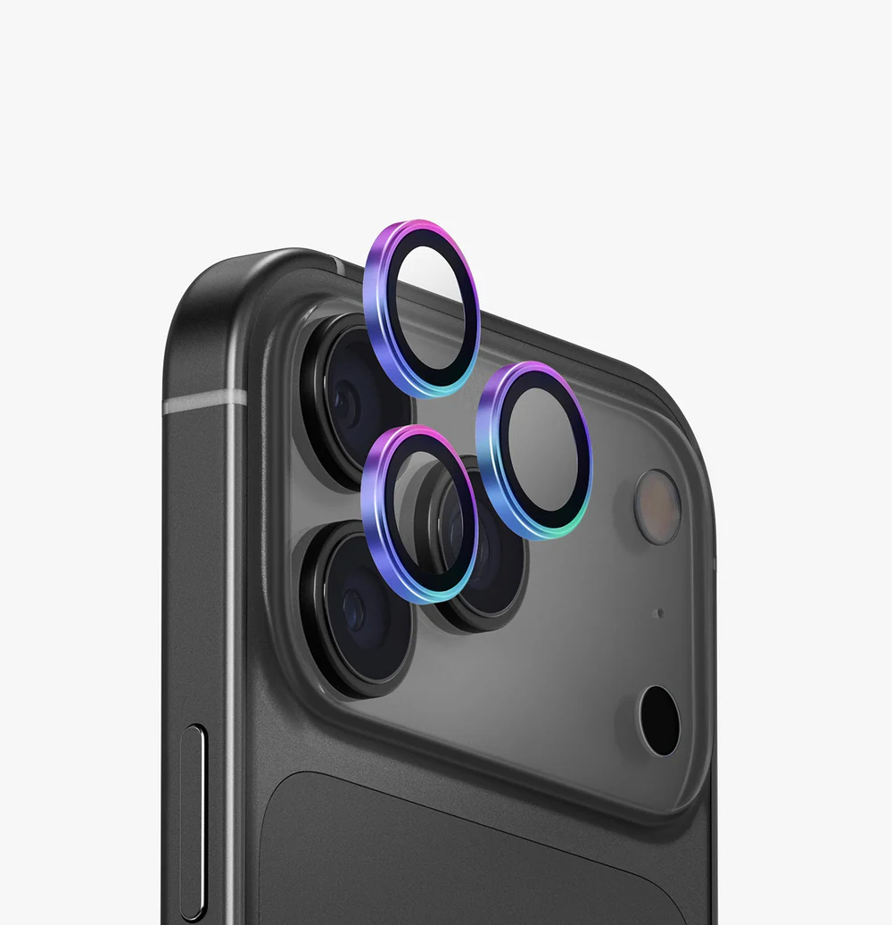 Uniq iPhone 17 Pro/17 Pro Max Optix AluGuard Alüminyum Kamera Lens Koruyucu