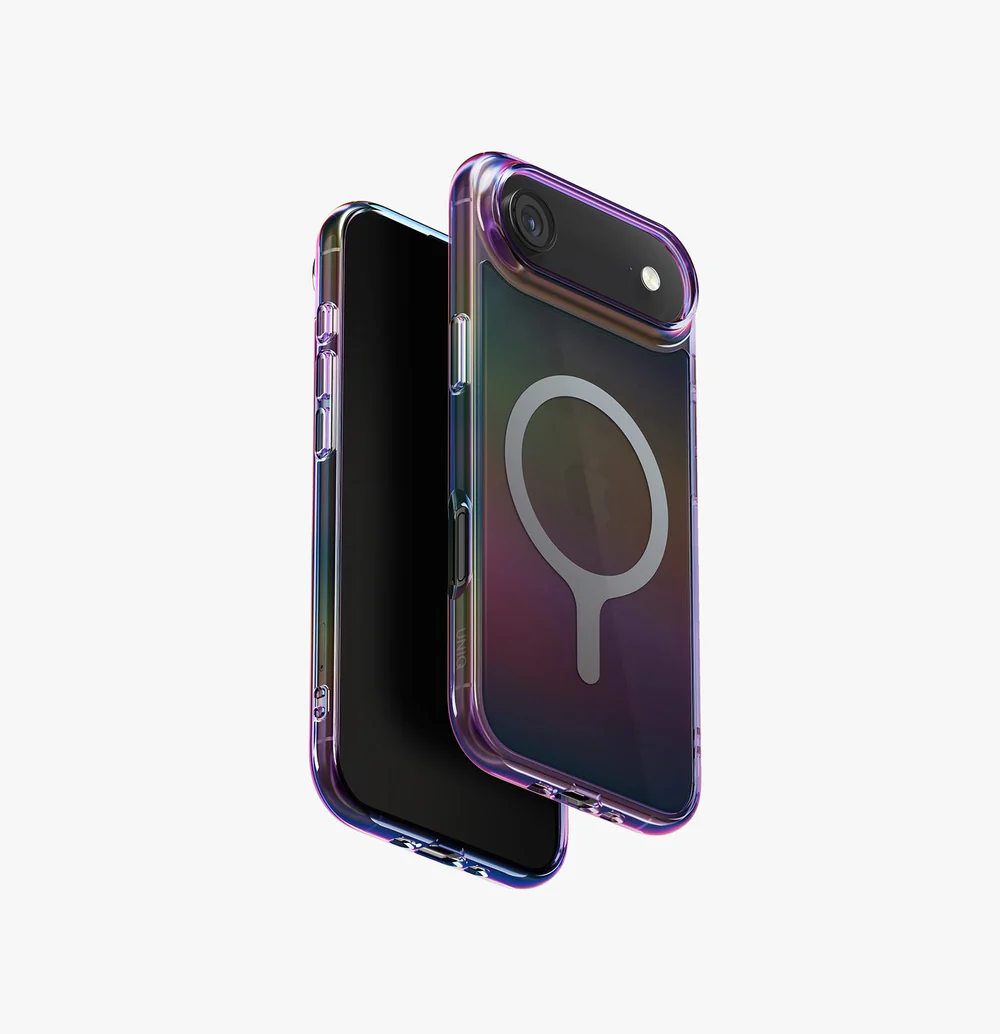 Uniq iPhone 17 Air Iridescia Holografik Seri Magsafe Kılıf