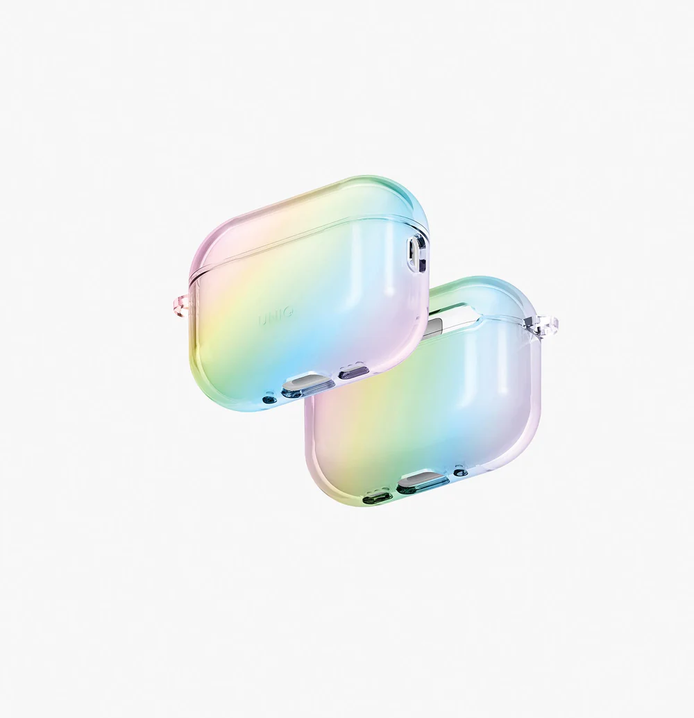 Uniq AirPods Pro 3 Iridescia Işıltılı Holografik Kılıf