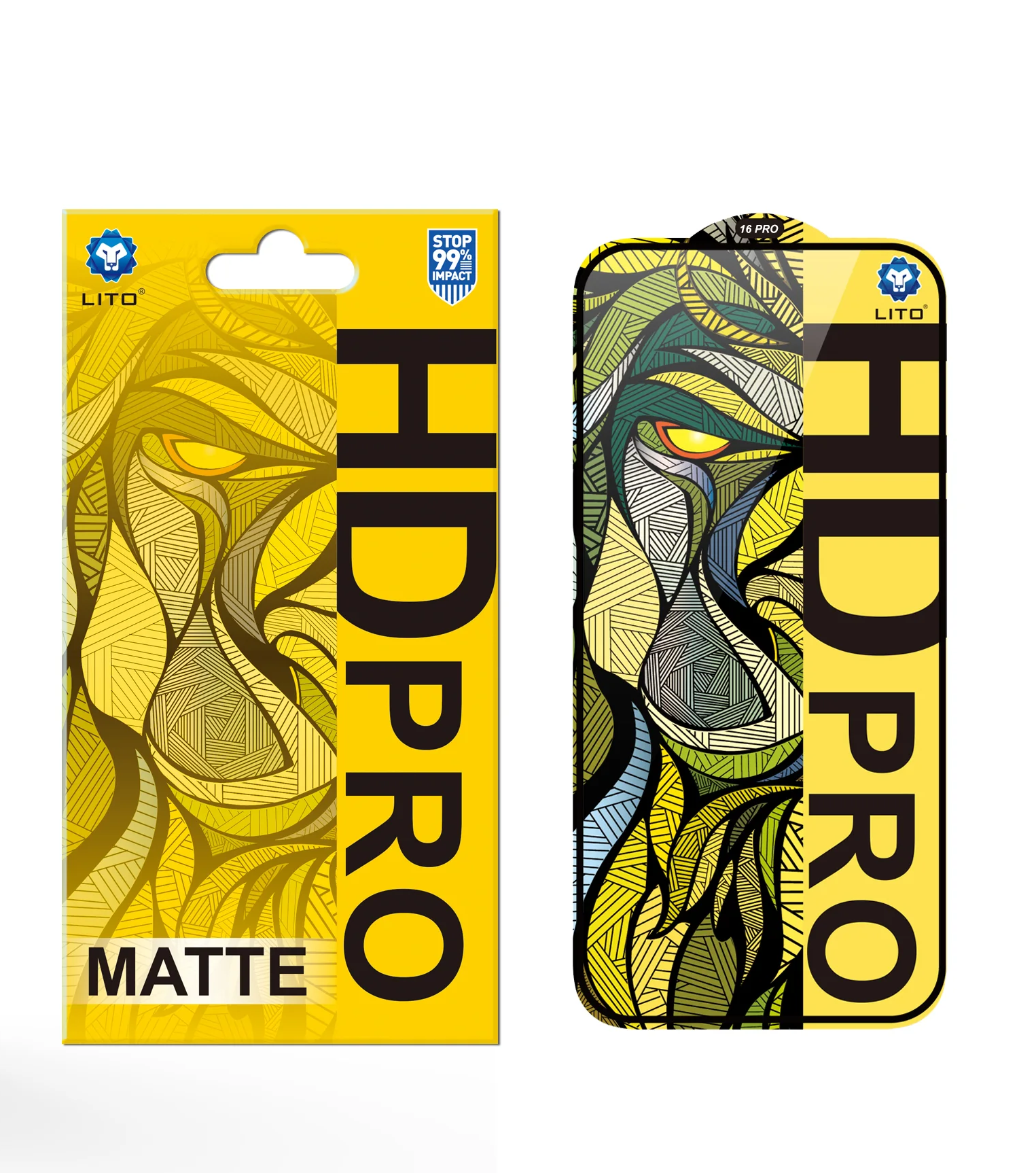 Lito iPhone 16 HD Pro Matte Ekran Koruyucu