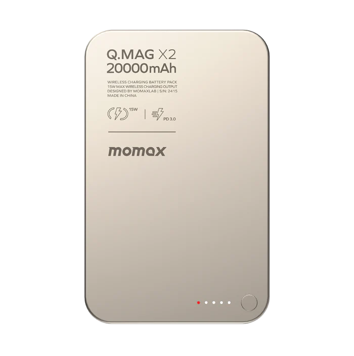 Momax Q.Mag X2 Manyetik Kablosuz Power Bank 20000mAh 