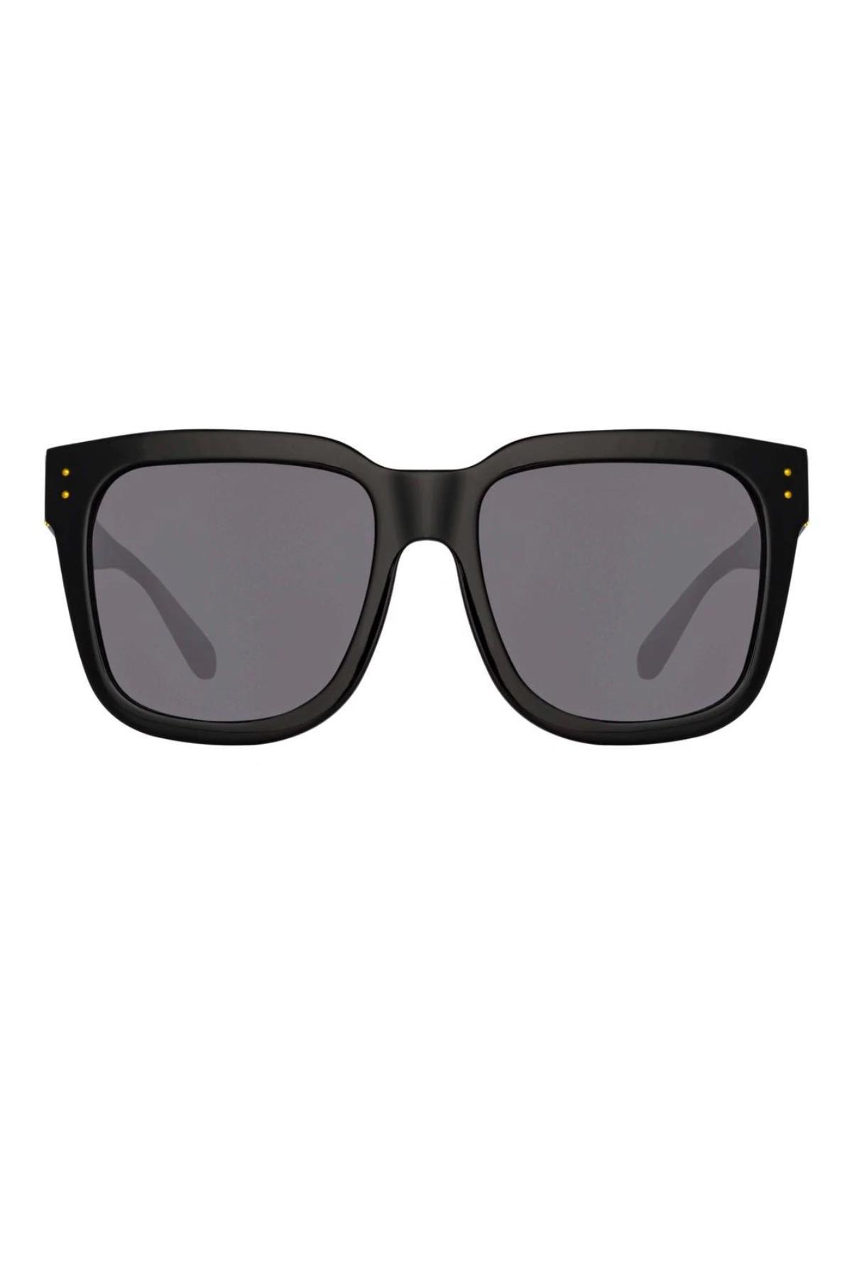 LINDA FARROW LFL1175C1 FREYA BLACK/YELLOW GOLD/GREY GÜNEŞ GÖZLÜĞÜ