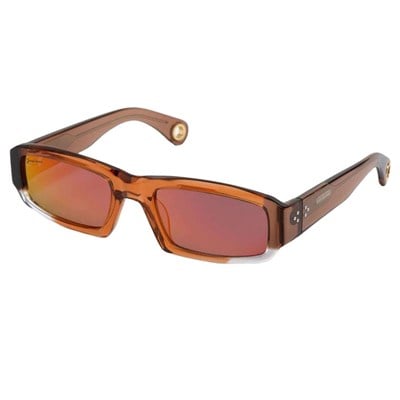 JACQUEMUS LES LUNETTES ALTU MULTI SUN BROWN - RED MIRROR LENS