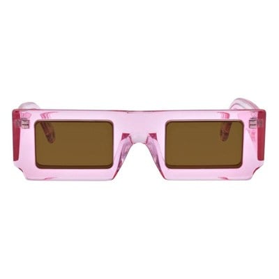JACQUEMUS LES LUNETTES SOLEIL SUN MULTI PINK - BROWN LENS