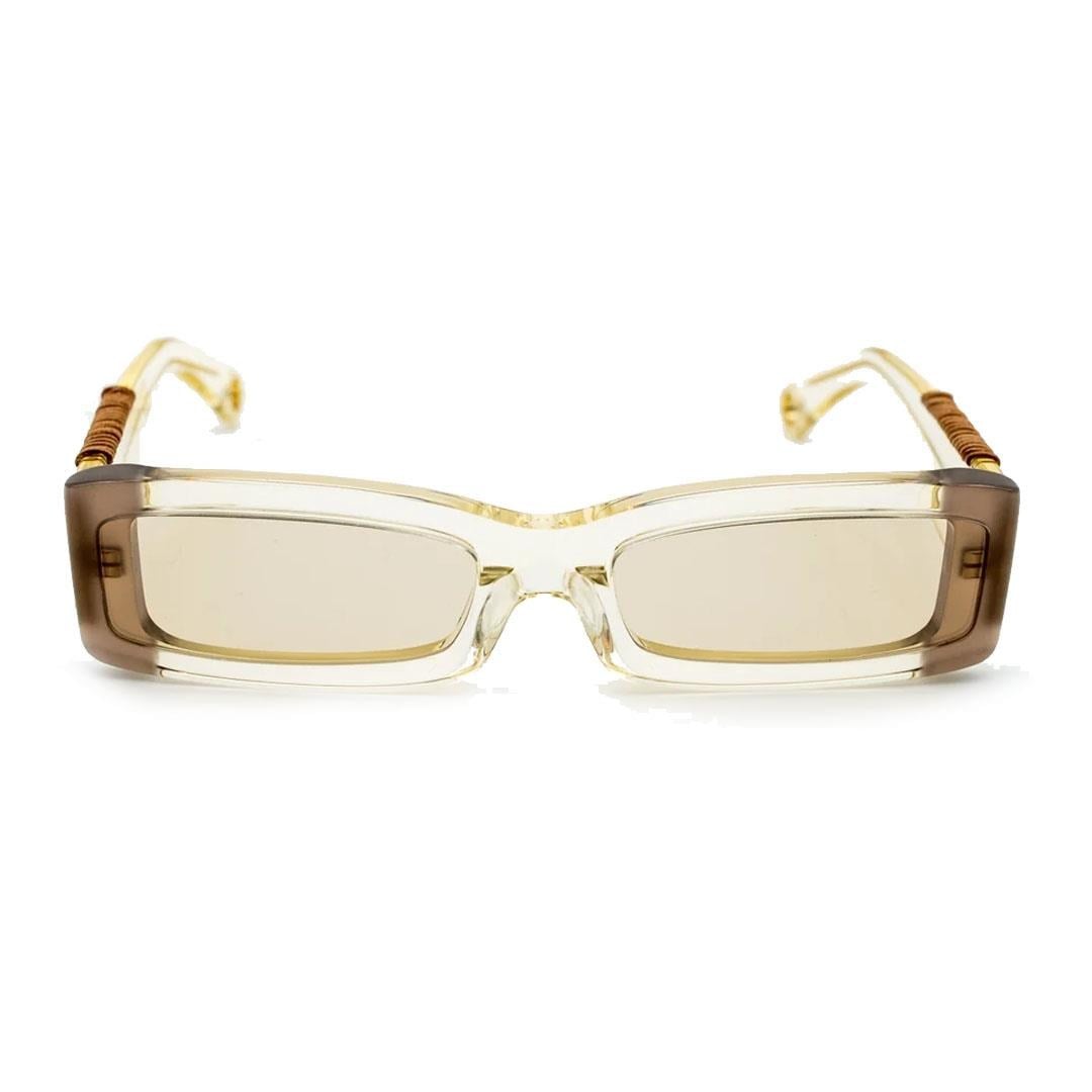 JACQUEMUS LES LUNETTES 97 SUN YELLOW - LIGHT YELLOW LENS